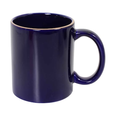 RYB Can Shaped Mug With Gold Rim Blue 11oz