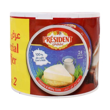 President Cheese Triangles 48 Portions 360gx2