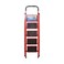 Expert 5 Step Iron Ladder - Red