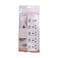 Power Socket 4 Way 2 USB Port 3 Meters Cable