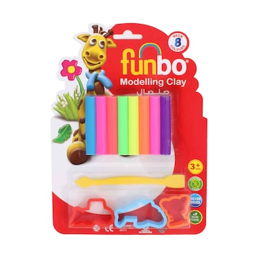 Funbo Neon Colors Modelling Clay Set
