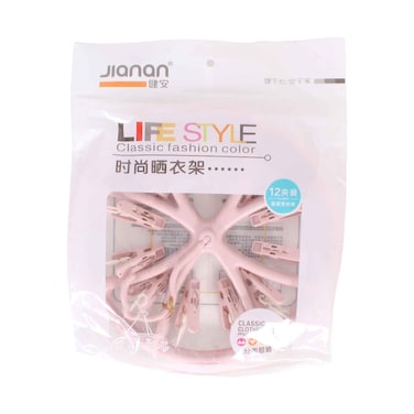 Plastic Clothes Clip Hanger