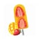 Freshqa Mango &amp; Slice Strawberry Natural Ice Pops 80ml