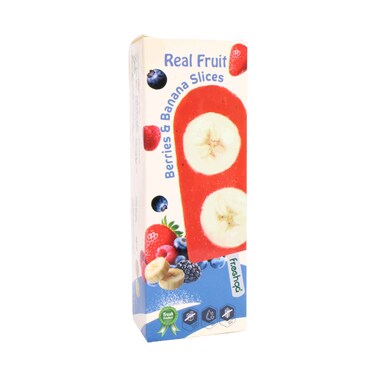 Freshqa Berry &amp; Slice Banana Natural Ice Pops 80ml