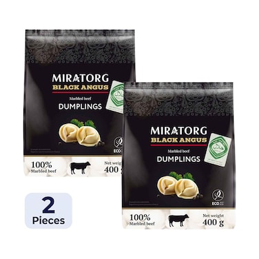 Miratorg Frozen Beef Dumpling 400gx2 Pieces
