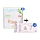 Pure Born Organic Bamboo Baby Diapers 68's + Pure Moisture Wipes With Organic Calendula Lotion 60's