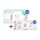 Pure Born Baby Day Dreams Training Pants, No.6 For 14-19kg 36's + Pure Moisture Wipes With Organic Calendula Lotion 60's