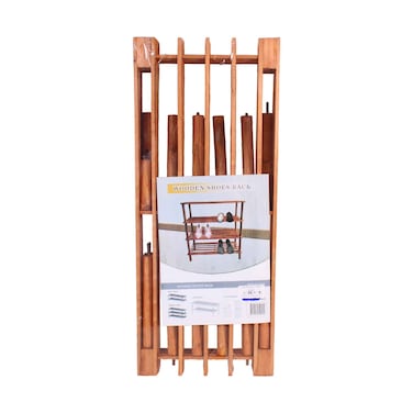 Wooden Shoe Rack 4 Tier