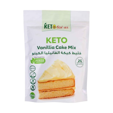 مزيج كيك الفانيليا كيتو 400 غرام