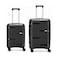 Carlton Alton Spinner Hard Trolley 55cm + 65cm Set - Black