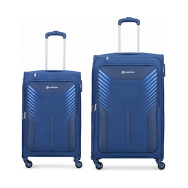 Carlton Mark Plus Expandable Soft Trolley 55cm + 69cm Set - Blue