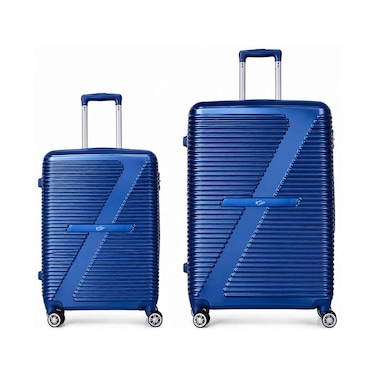 VIP Z Plus Spinner Hard Trolley 55cm + 70cm Set - Blue
