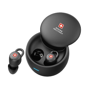 Swiss Military Delta Comfort Wireless Earbuds Black