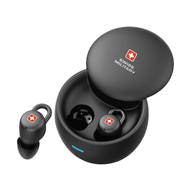 Swiss Military Delta Comfort Wireless Earbuds Black