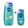 Nivea Fresh Care Shower Gel With Frangipani &amp; Oil 500ml + Shower Gel Frangipani &amp; Oil 250ml