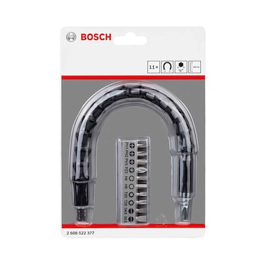 Bosch Screwdriver Bit 11 Pieces Set With Flexible Plastic Extension