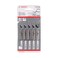 Bosch Wood Cutting Jigsaw Blade Refill 5 Pieces Set