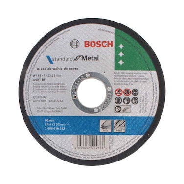 Bosch Metal Cutting Disc &Oslash;115mm