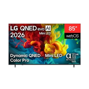 LG QNED evo AI VRR 144Hz QNED84 Mini LED 4K Smart TV 85 Inch