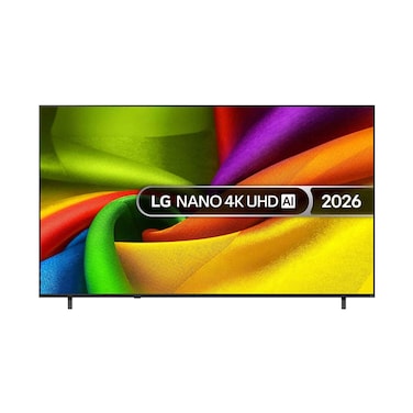 إل جي تلفزيون ذكي NU85 مقاس 85 بوصة بتقنية نانو 4K UHD مع الذكاء الاصطناعي موديل 85NU850B6LA