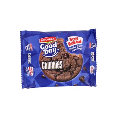 Britannia Good Day Chunkies Soft Baked Double Choco Chip Cookies 28g