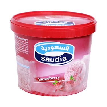 	Saudia Strawberry Ice Cream Tub 2L