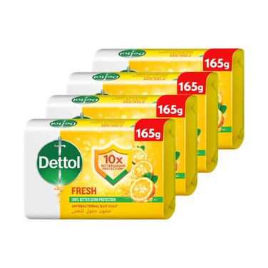 	Dettol Fresh Soap 165g x 4 Pieces