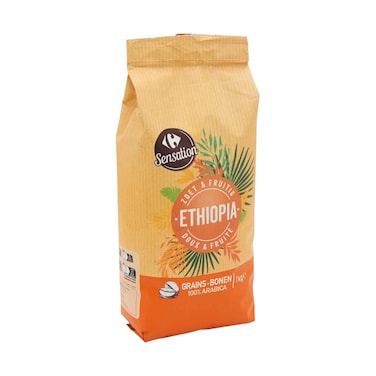 Carrefour Sensation 100% Arabica Ethiopia Coffee Beans 1kg