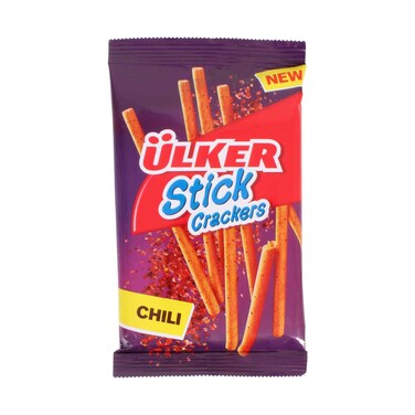 Ulker Stick Crackers Chili Flavour Crispy Snack Sticks 30g