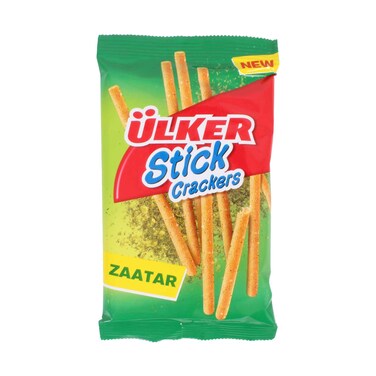 Ulker Stick Crackers Zaatar Flavoured Crispy Breadsticks 30g