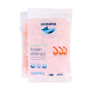 Oceana Supreme Frozen Cooked Vannamei Shrimps 400g
