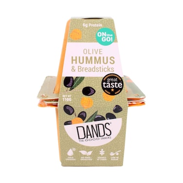 Dan's Olive Hummus &amp; Breadsticks 110g