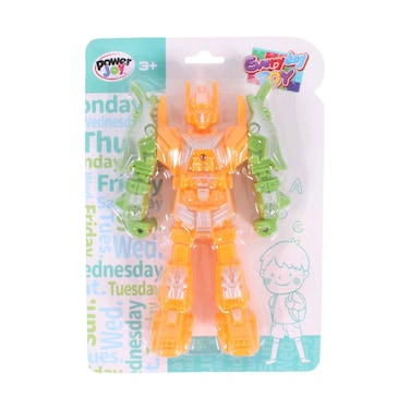 Power Joy Everyday Toy Robot With Light Assorted