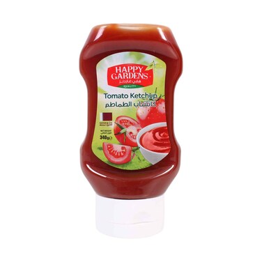 Happy Gardens Tomato Ketchup Squeeze Bottle 340g