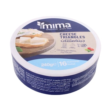 Mima Cheese Triangles 16 Portions 240g