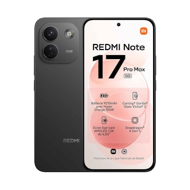 Redmi Note 17 Pro Max 5G 8GB RAM 256GB Storage Black