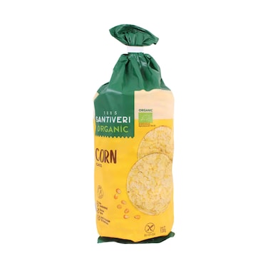 Santiveri Organic Corn Cakes Gluten-Free Snack 130g