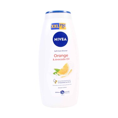 Nivea Orange &amp; Avocado Oil Soft Care Shower Cream 750ml