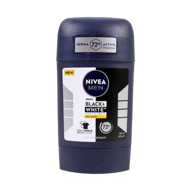 Nivea Men Black &amp; White Invisible Epic Night Anti-Perspirant Stick 50ml