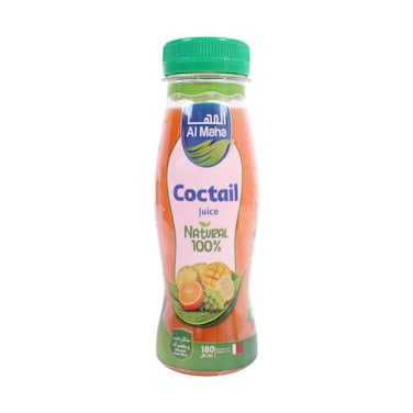 Al Maha 100% Natural Cocktail Juice 180ml