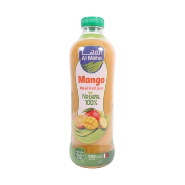 Al Maha 100% Natural Mango Mixed Fruit Juice 950ml
