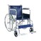 Caremax Chrome Frame Steel Wheel Chair With Fixed Armrest And Footrest CA905