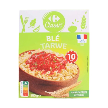 Carrefour Classic 10 Minute Pre-Cooked Wheat 500g