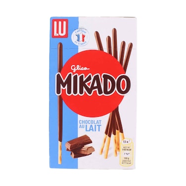 Lu Mikado Milk Chocolate Coated Biscuits Sticks 100g