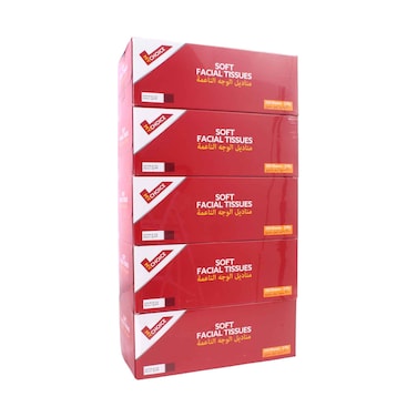 My Choice Soft Facial Tissue 2 Ply 200 Sheets 204gx5 Pieces