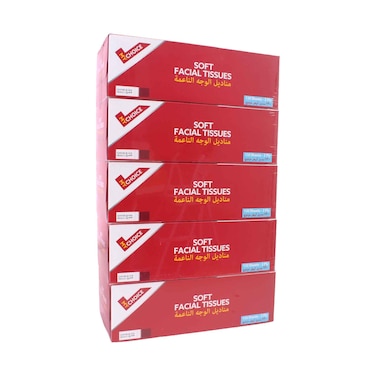 My Choice Soft Facial Tissue 2 Ply 130 Sheets 132gx5 Pieces