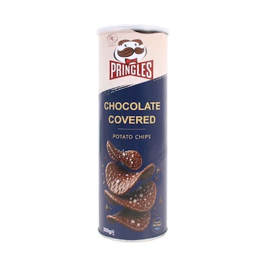 Pringles Chocolate Covered Potato Chips With Sea Salt 300g