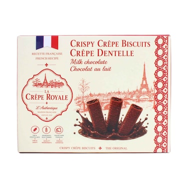 La Crepe Royal Milk Chocolate Flavored Biscuits 65g
