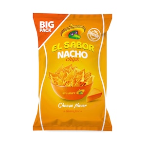 El Sabor Cheese Flavour Gluten Free Nacho Chips 180g