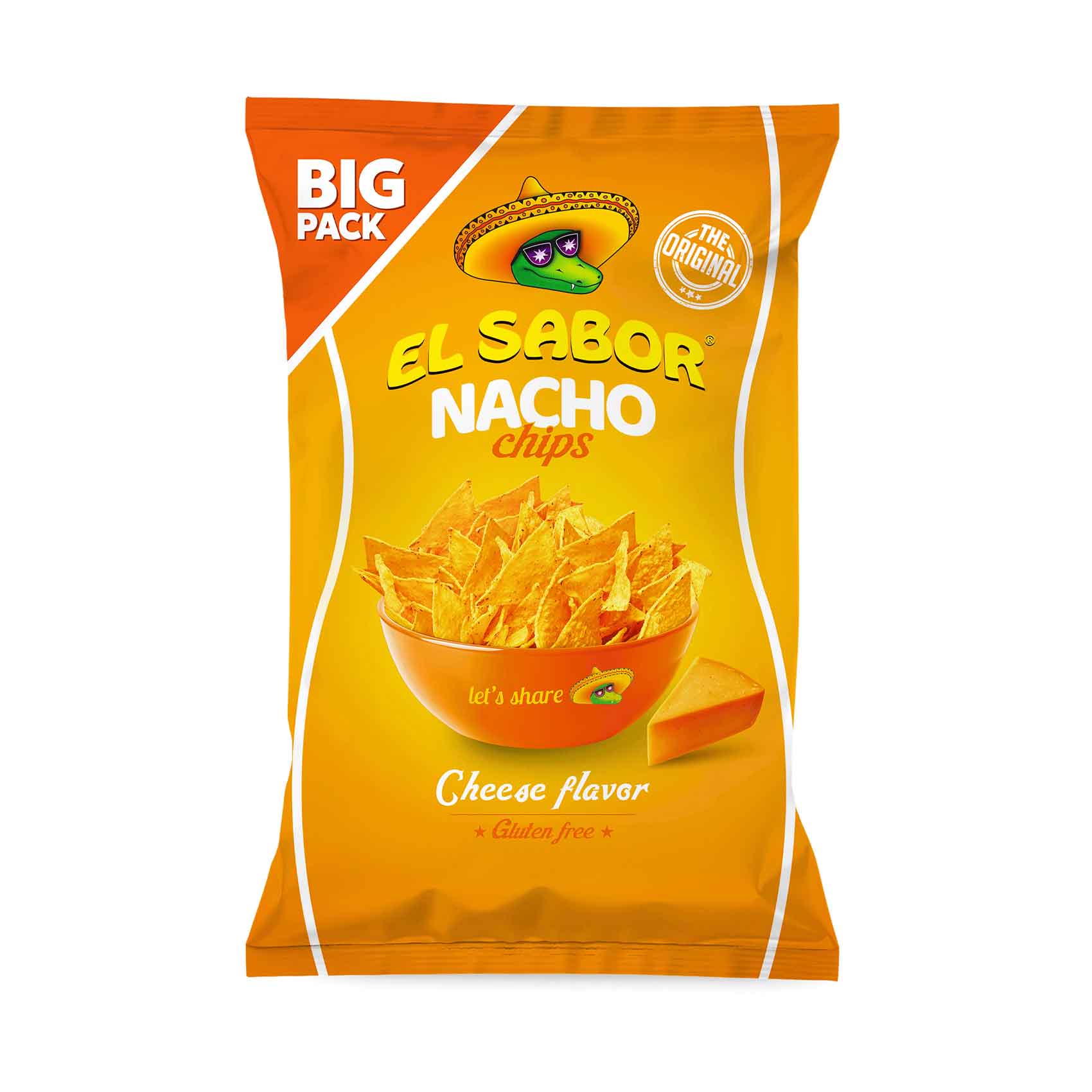 El Sabor Cheese Flavour Gluten Free Nacho Chips 180g